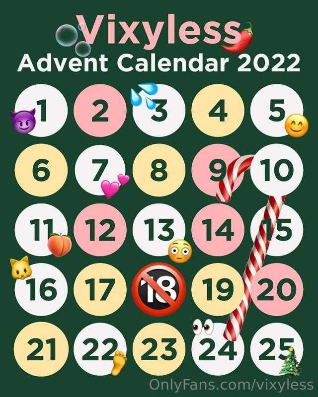 🎄 *Advent Calendar explained* 🎄
Calendar contains: 
Full nud..