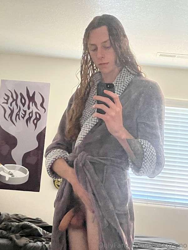 Just took a shower! Also I just recorded a video with ash th..