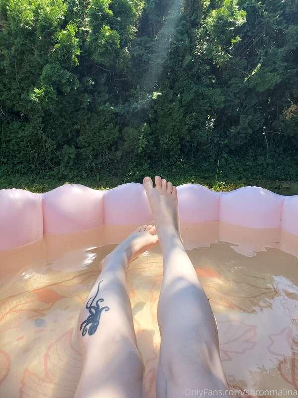 Able to finally cool off~