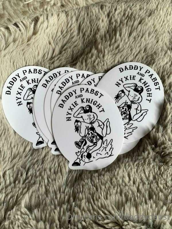 Die cut stickers.These are durable, UV protected, waterproof..