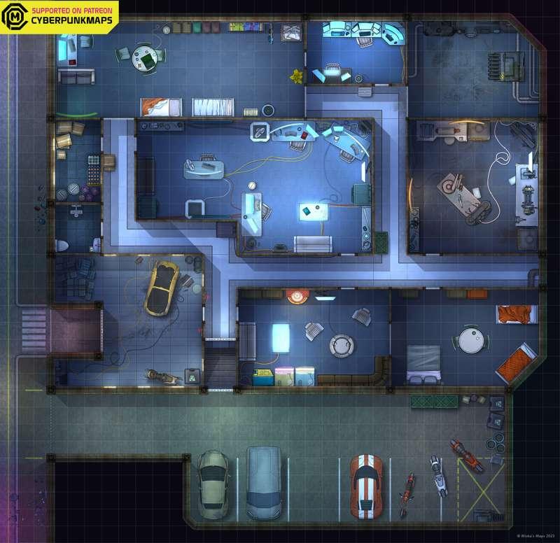 Go Gang Hideout [33x32]