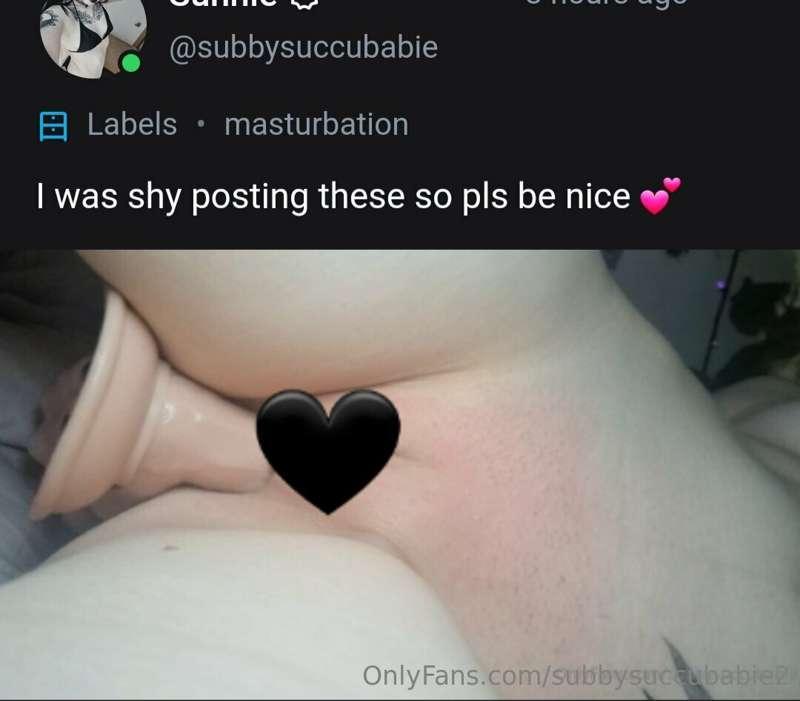 new video up fucking my tight cunt <3