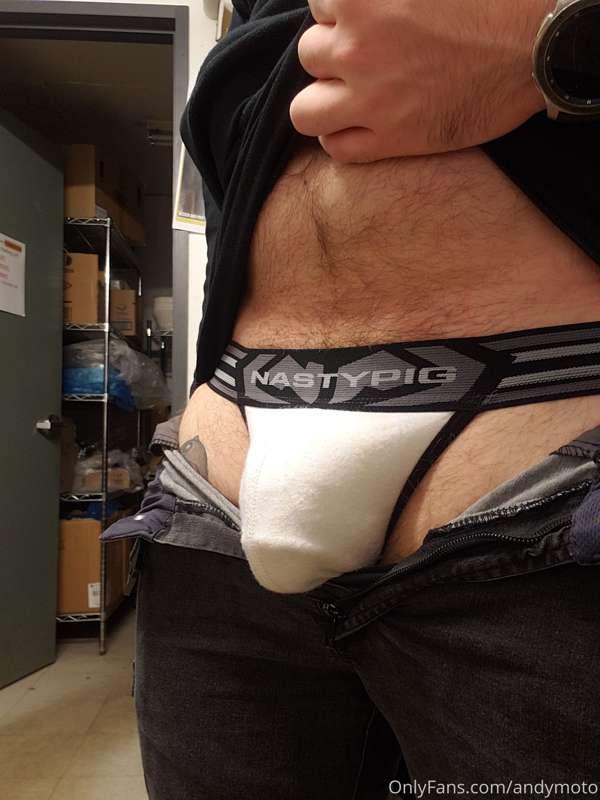Day 13 nnn.
My thick bulge at work this morning. I've been s..