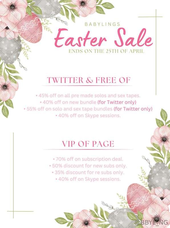 ***SALE ENDS AT 12AM*** just a reminder that my Easter sale ..