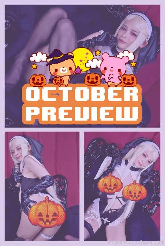 It's Halloween Month hehe! I'll be dropping a photoset soon,..