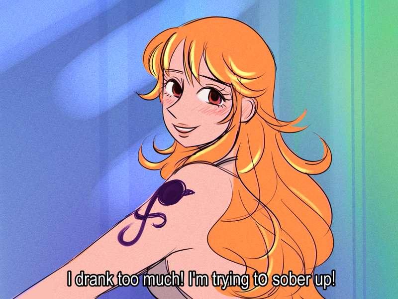 Nami screencap redraw