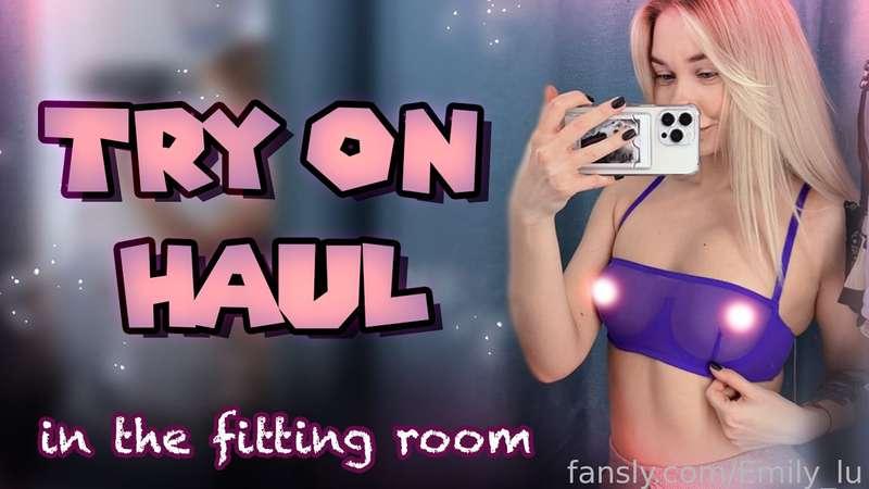 I made a new youtube video straight from the fitting room!💜 I'm trying on different bras and some of them are see-through, so my nipples are so visible! You can find my channel by searching for " EmilyLuYT "🤗
#fyp #youtube #blog #emilylu #tryonhaul #transparent #seethrough