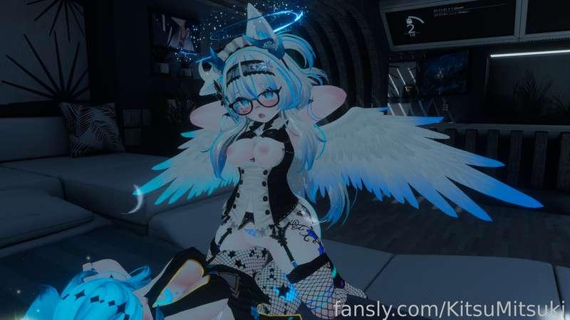 Fun time with @Abyssalember ~💙


#fyp #vr #hentai #vtuber #vrc #booth #anime #karin #maya #fox #foxgirl #angel #paizuri #erp