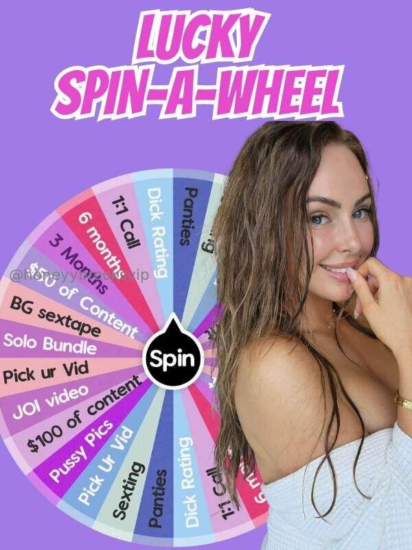 𝐋𝐮𝐜𝐤𝐲 𝐒𝐏𝐈𝐍-𝐀-𝐖𝐇𝐄𝐄𝐋 🎡Guarantee win every time ‼️🔥 1 spin $15🔥..