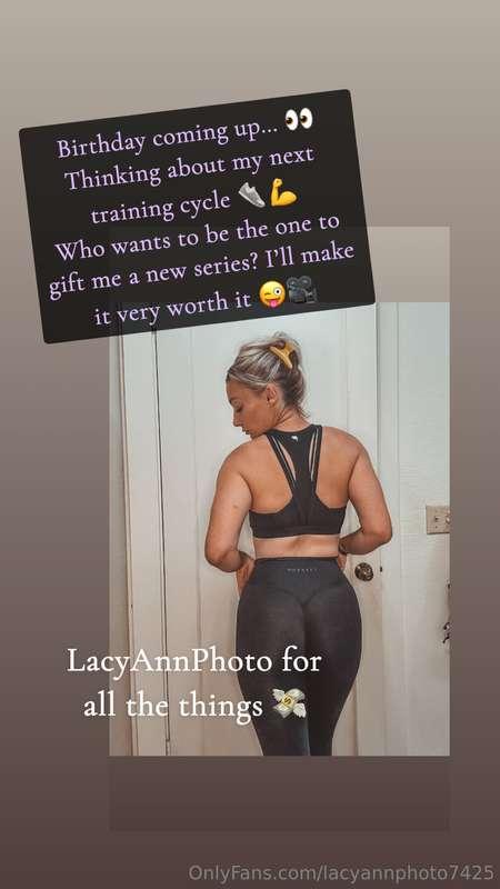 What do I mean? Gift my trainer to me 🤪 a month/partial or t..
