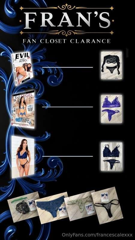✨ Frans secret stash ✨Finally selling the outfits from my na..
