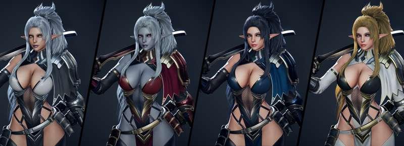 Dark Elf Blader - Color and Skin Variations!