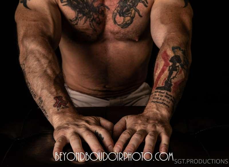 Strong hands look good around your neck