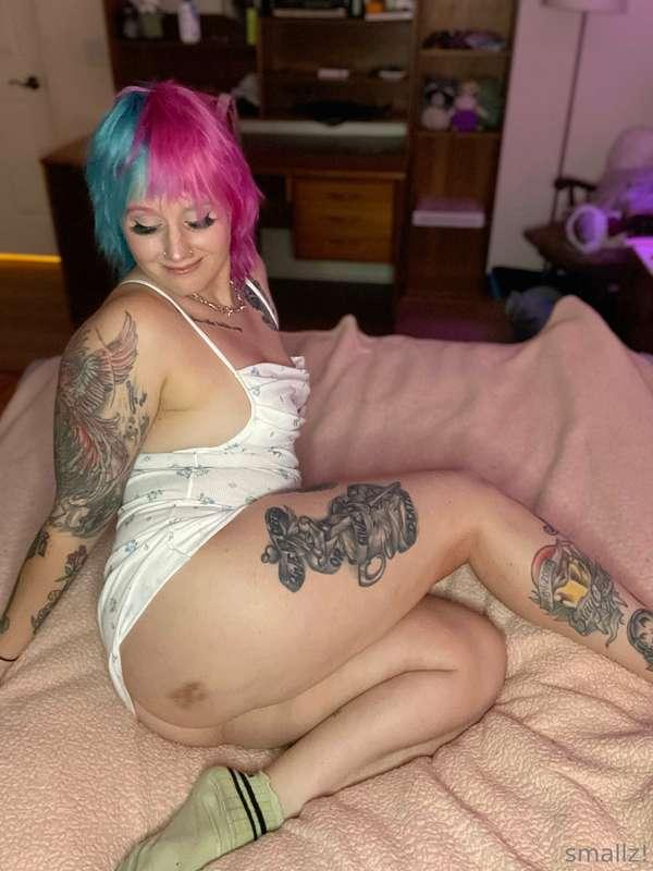 cute little booty bite mark