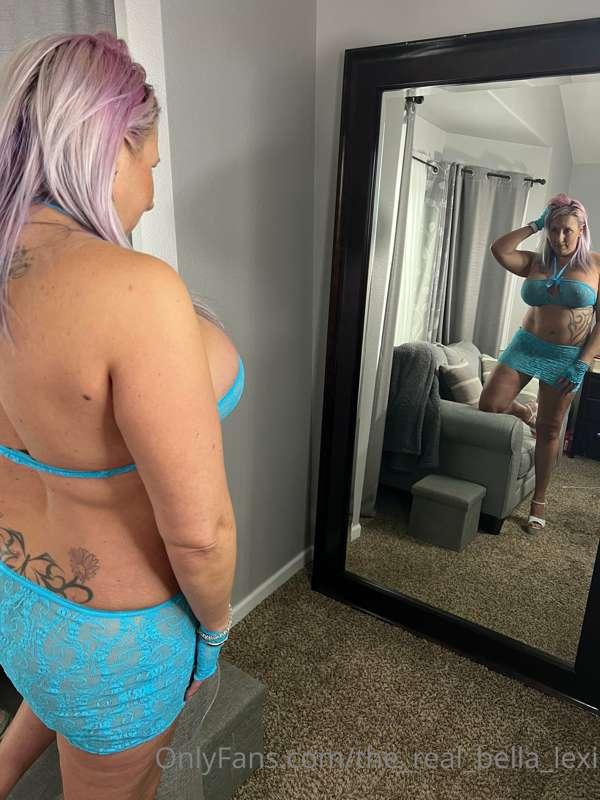 Does baby blue look good with my blue eyes? 😈🥰