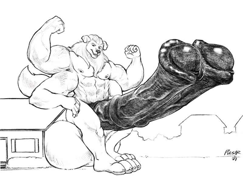 Comm Sketches - Cuon and Whiteheart