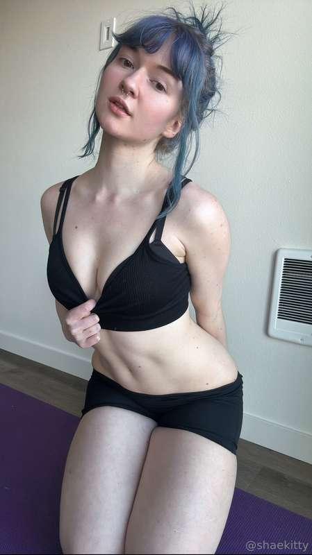 Wanna help me stretch?