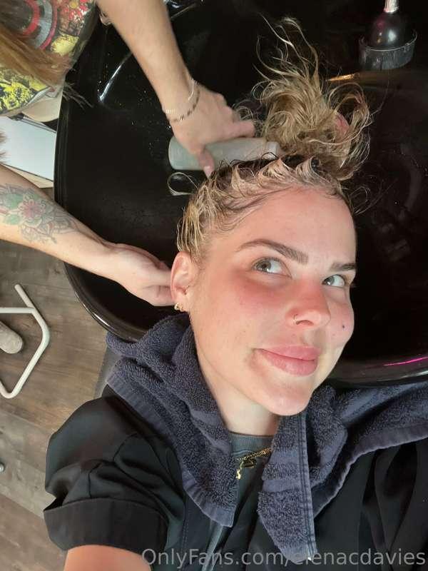 Getting all fresh and cute for you... wanna see the end resu..
