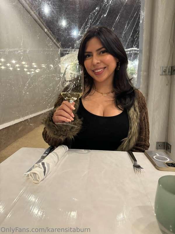 Wine me, dine me.. well you know the rest 😉