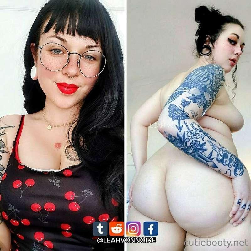 *Curvy, tattooed, nerdy and loves sucking dick!* @LEAHVONNOI..