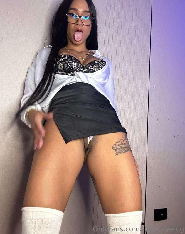 Damn, my panties are really wet, do you want me to take them..