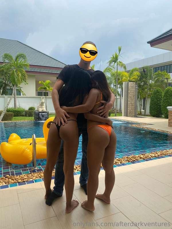 Right before I fucked them both 😈🤘