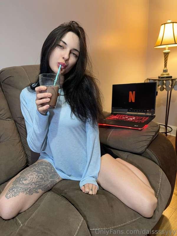 A favorite drink and an interesting series. What could be be..