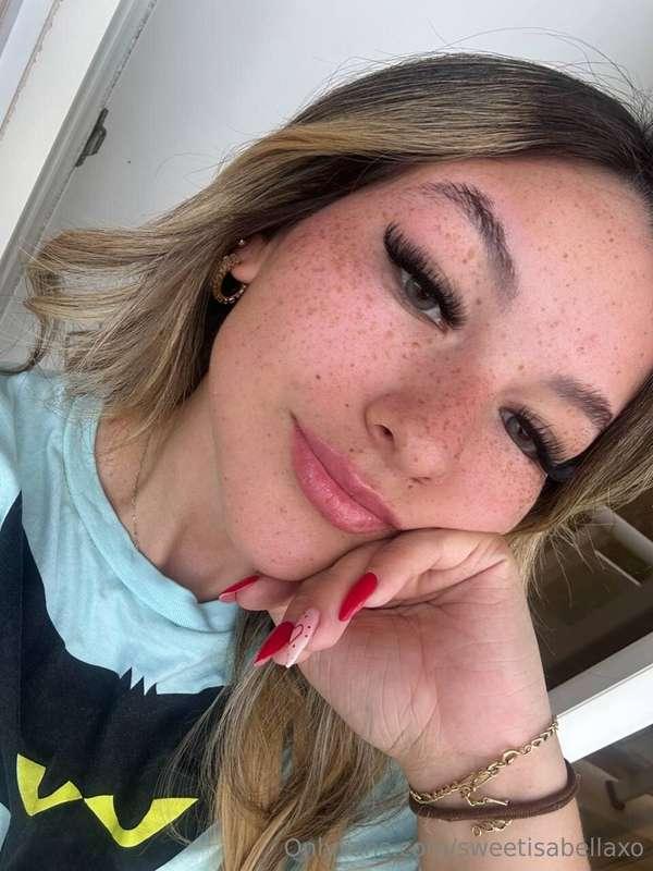 Serving freckles and attitude… who’s lucky enough to handle ..
