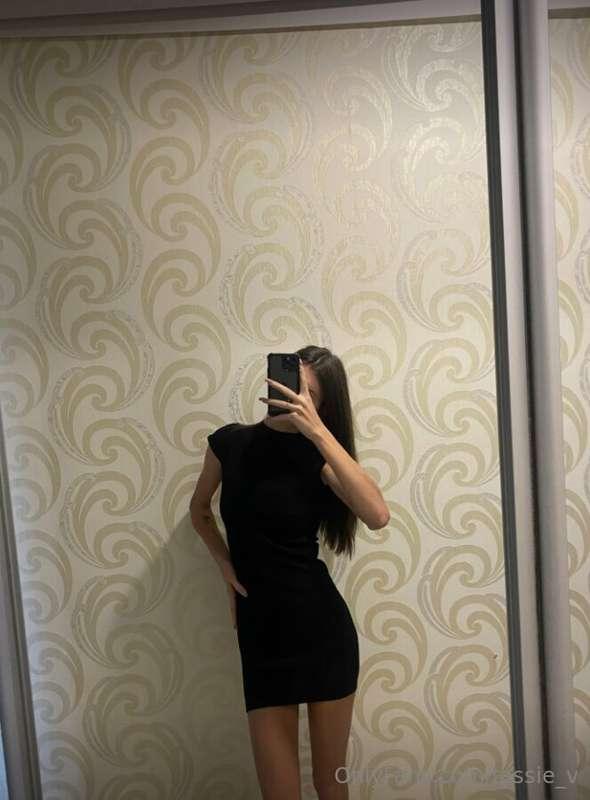 Dressed in the timeless allure of black, ready to embrace th..