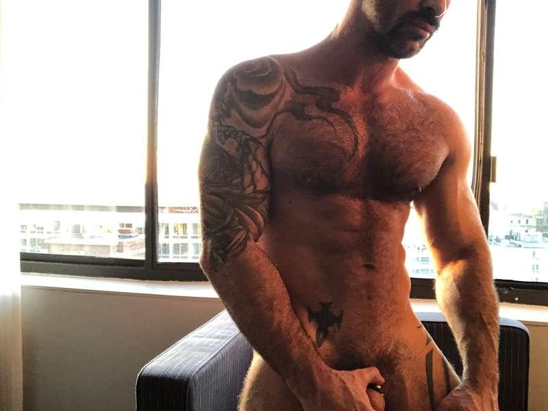 Hairy and mustache daddy
