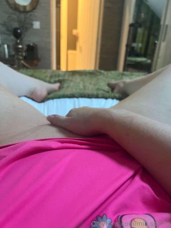 Right where I want you… between my legs 😉 Care to stay a whi..
