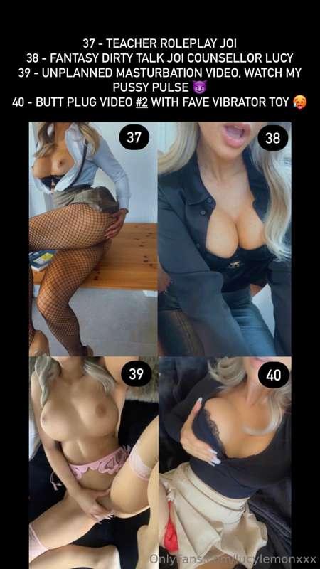 QUICK ACCESS VIDEOS
Tip $14.99 (here or via DM) for any one ..