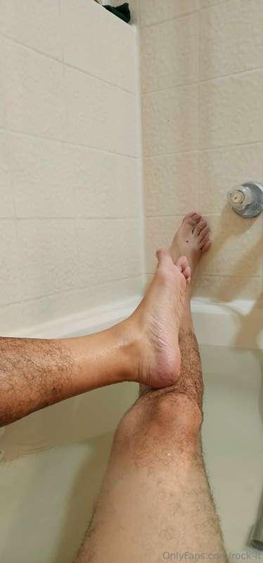 Enjoying a long  herbal bath soak after a hard day