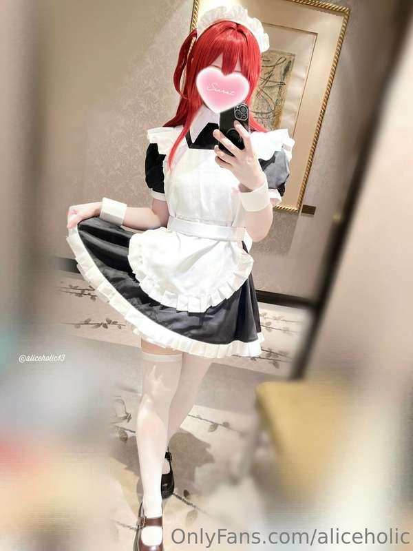 ❤️🎤 Bocchi The Rock! Ikuyo Kita Maid costume sex orgasm crea..