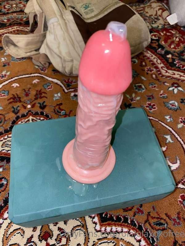 …got my yoga block a little bit wet tonight… wanna see? Come..