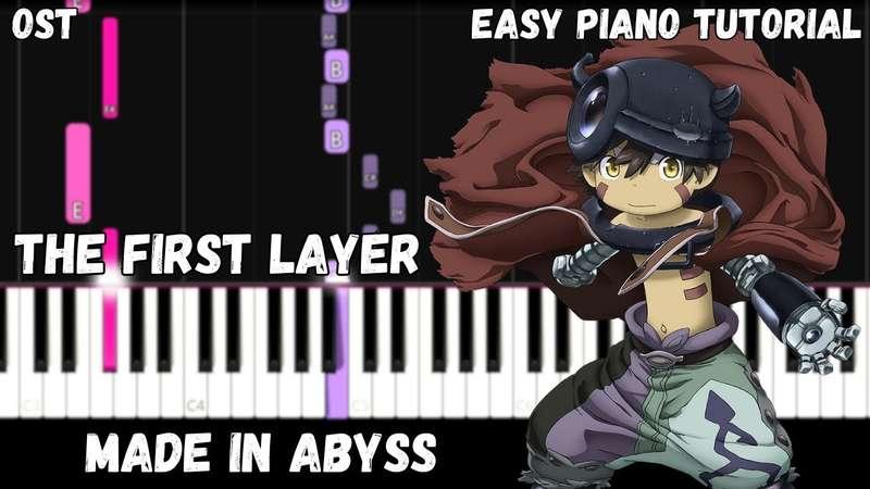 Easy MIDI - Made In Abyss - The First Layer (Atlantic Notes Arrangement + Tempo + Colors + Key)