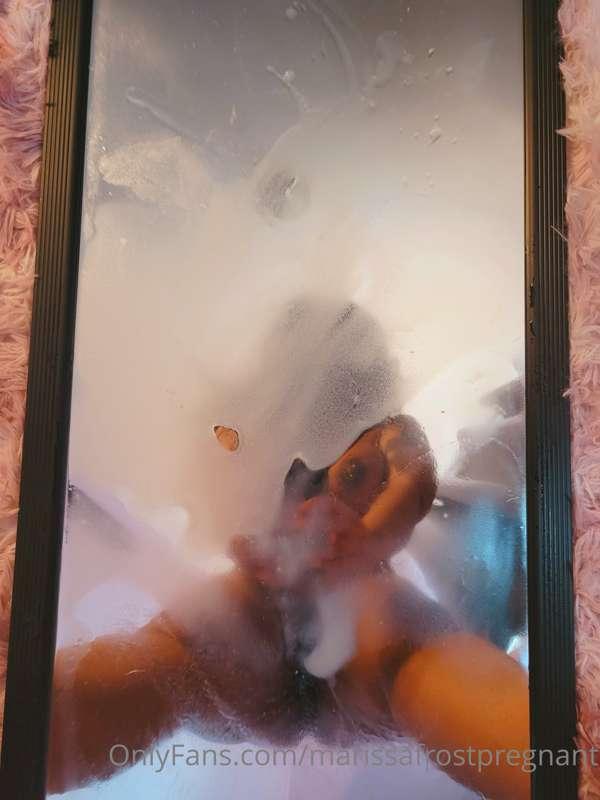 🤰🏾Pregnant Squirt 🤰🏾 Mirror riding your cock till I squirt l..