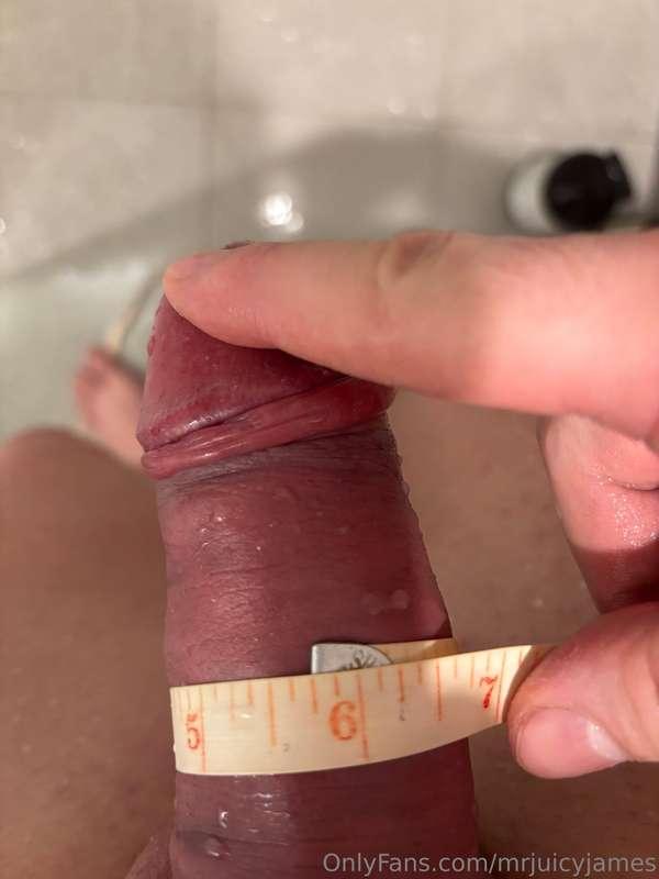 Almost 6 inches in girth, how fat is your cock? 