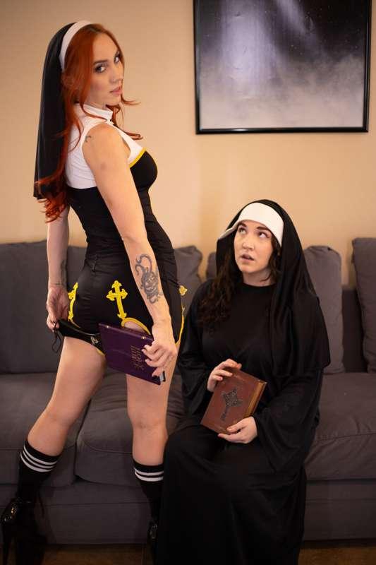 Nun scene with @jupiterjetson coming out tomorrow! Don't mis..