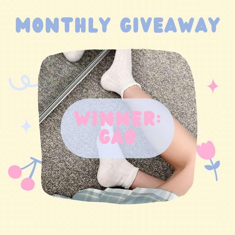 Congratulations to Gao @u162334479 On this giveaway~  Messag..