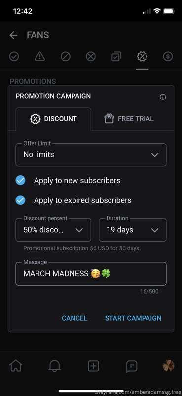 MY VIP ACCOUNT IS ONLY $6! 
MARCH MADNESS 🥳🍀
@amberadamssg