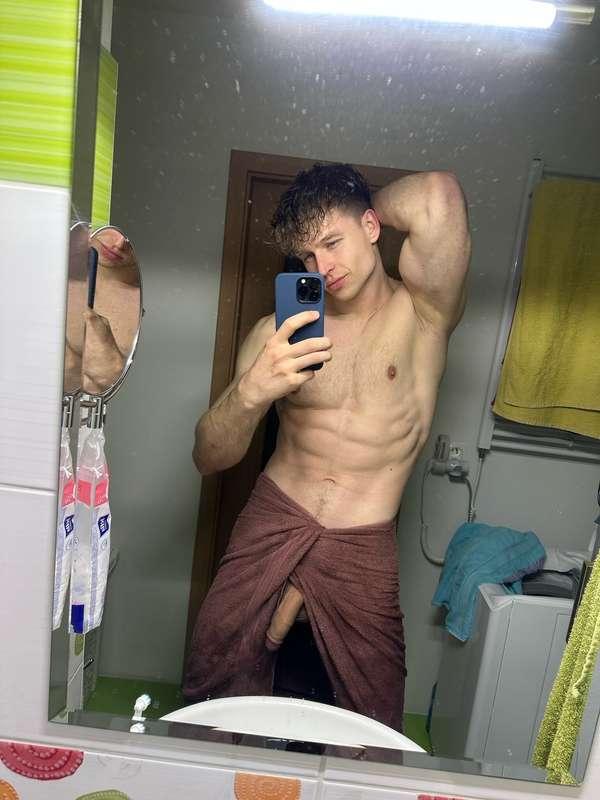 Towel’s barely holding this monster back… you sure you don’t..