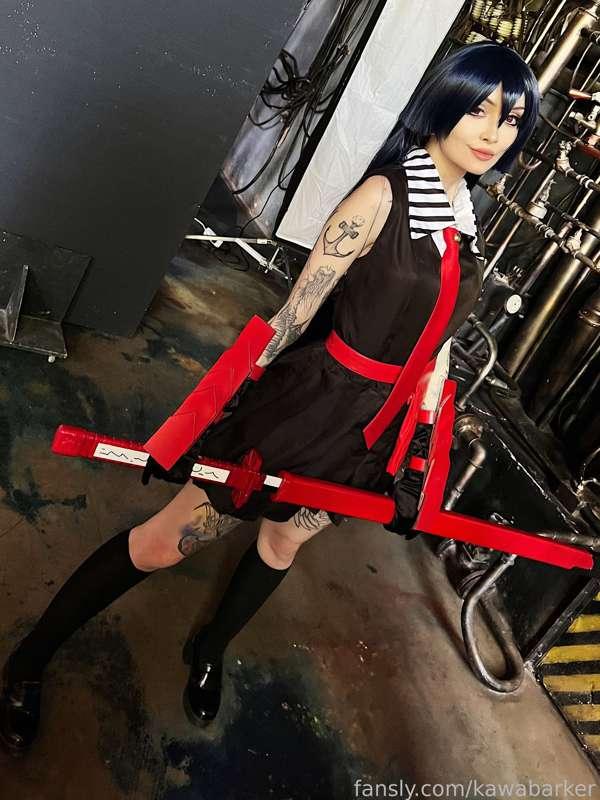 Backstage selfie set with Akame 💖
