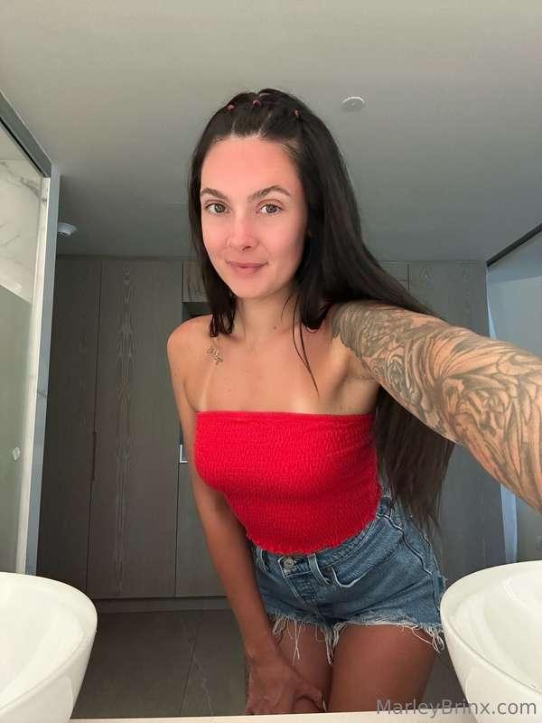 Sunkissed and makeup free 