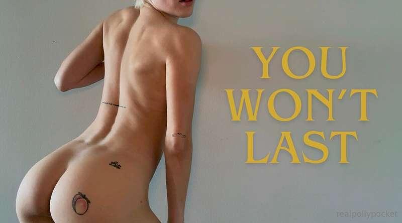 YOU WON’T LAST ✨ you can barely make it when i’m clothed, wh..