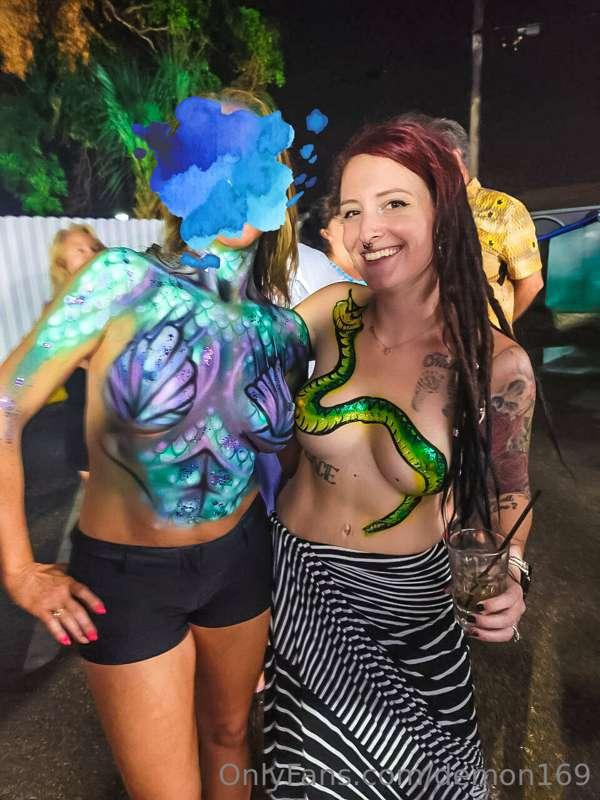So much fun with body painting this weekend!