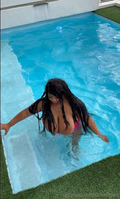 My brother caught me skinny dipping. Video only available on..
