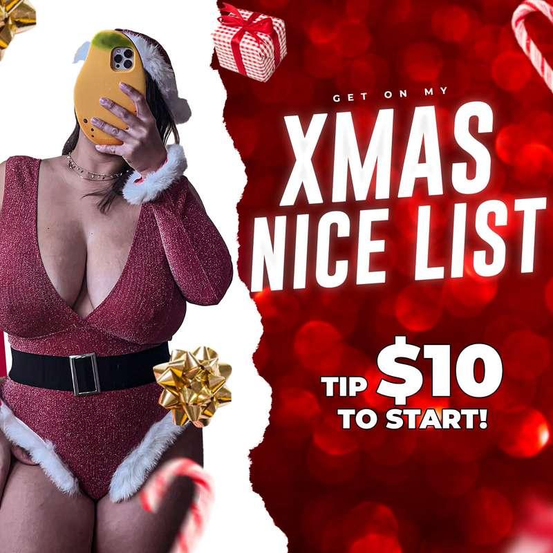 🎄✨ Get on My Christmas Nice List! 🎅🔥Santa’s not the only one..