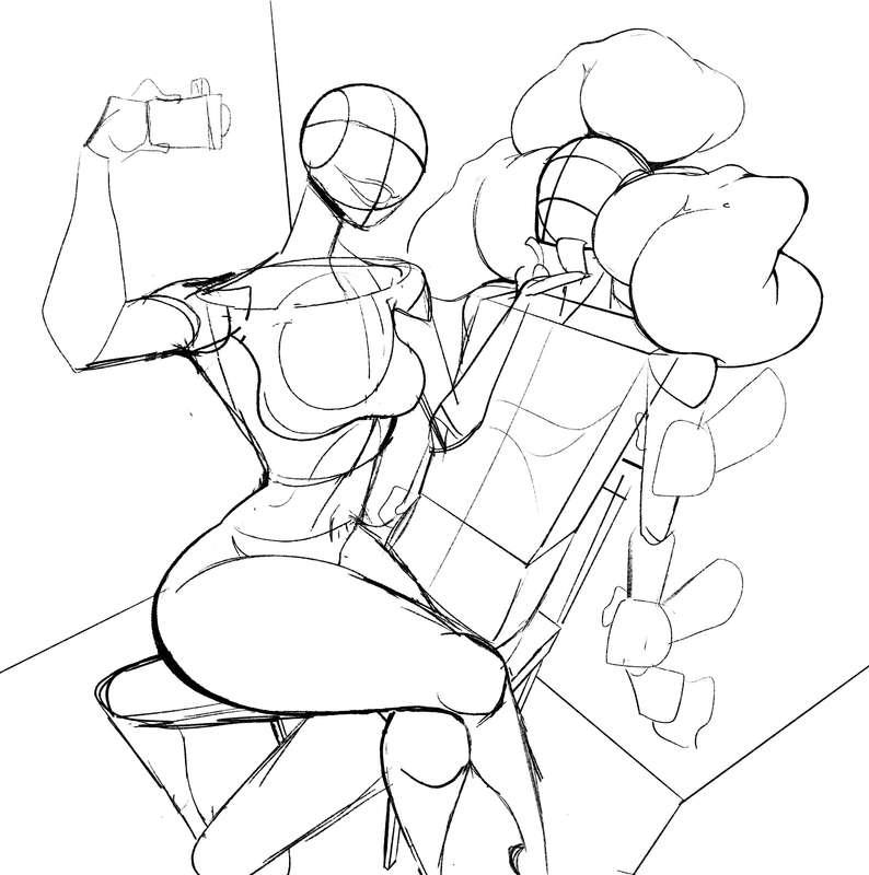 Robin’s Pirate Booty (Rough Sketch)