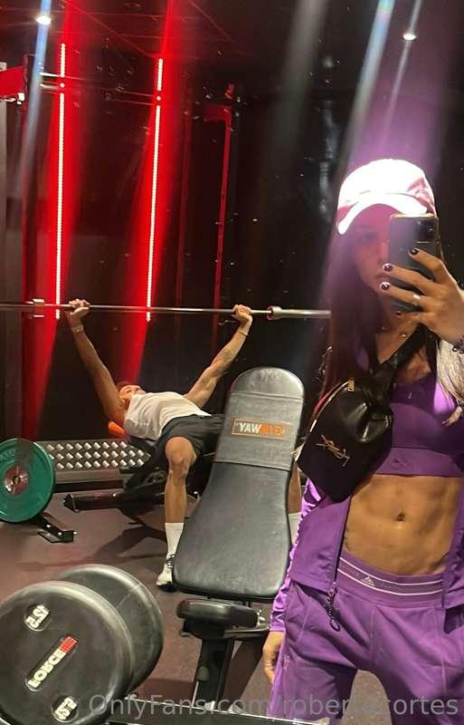 Dirty thoughts in the gym …